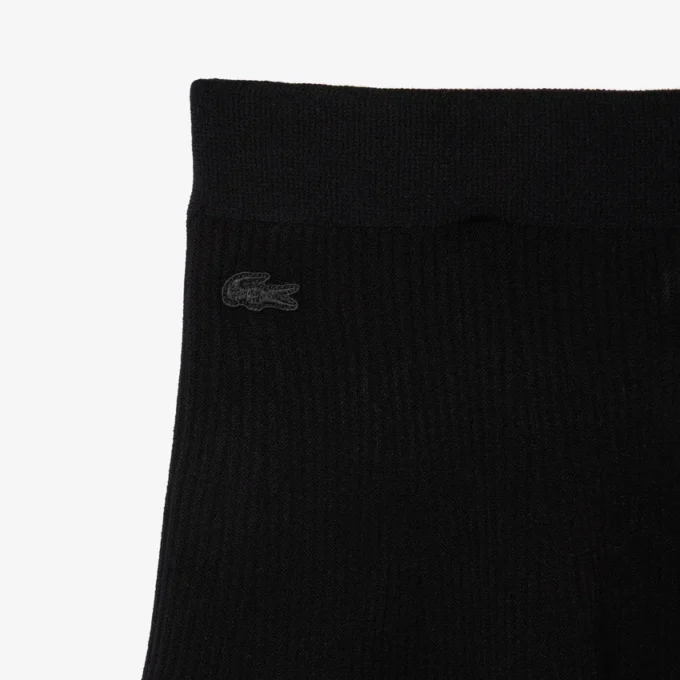 3D-gerippter, ausgestellter Strickrock für Damen 3D-gerippter, ausgestellter Strickrock für Damen