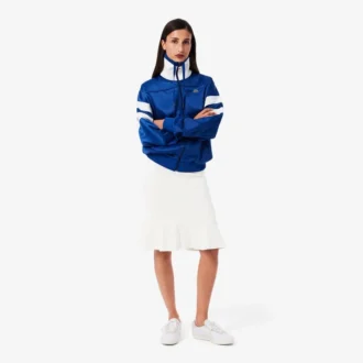 3D-gerippter Midirock für Damen