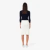 3D-gerippter Midirock für Damen 3D-gerippter Midirock für Damen