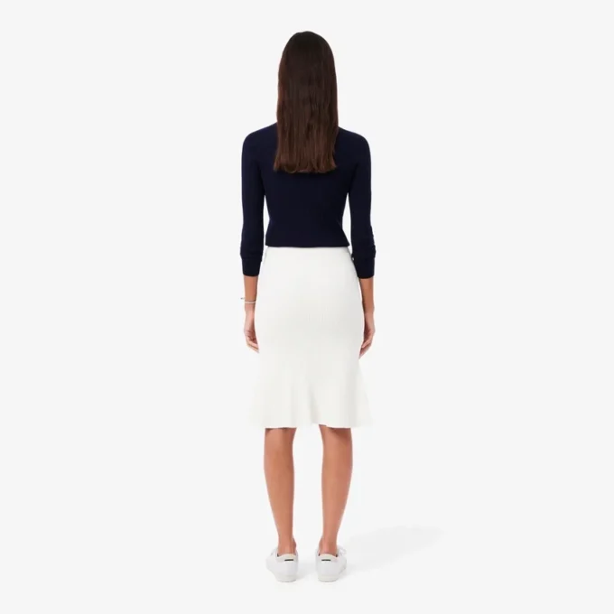 3D-gerippter Midirock für Damen 3D-gerippter Midirock für Damen