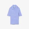 3D-geripptes Strick-Poloshirt für Damen 3D-geripptes Strick-Poloshirt für Damen