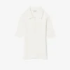 3D-geripptes Strick-Poloshirt für Damen 3D-geripptes Strick-Poloshirt für Damen