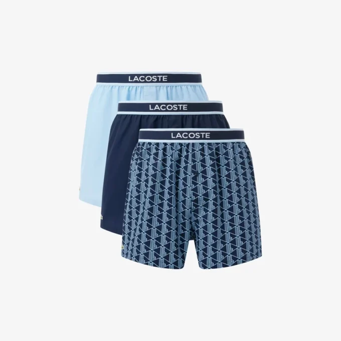 3er-Pack Baumwoll-Popeline-Boxershorts für Herren 3er-Pack Baumwoll-Popeline-Boxershorts für Herren