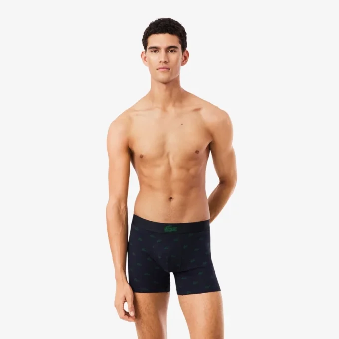 3er-Pack Boxershorts aus Stretch-Baumwolle mit Print 3er-Pack Boxershorts aus Stretch-Baumwolle mit Print