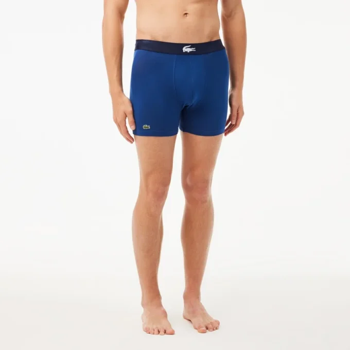 3er-Pack Boxershorts für Herren mit Krokodil-Taillenband 3er-Pack Boxershorts für Herren mit Krokodil-Taillenband