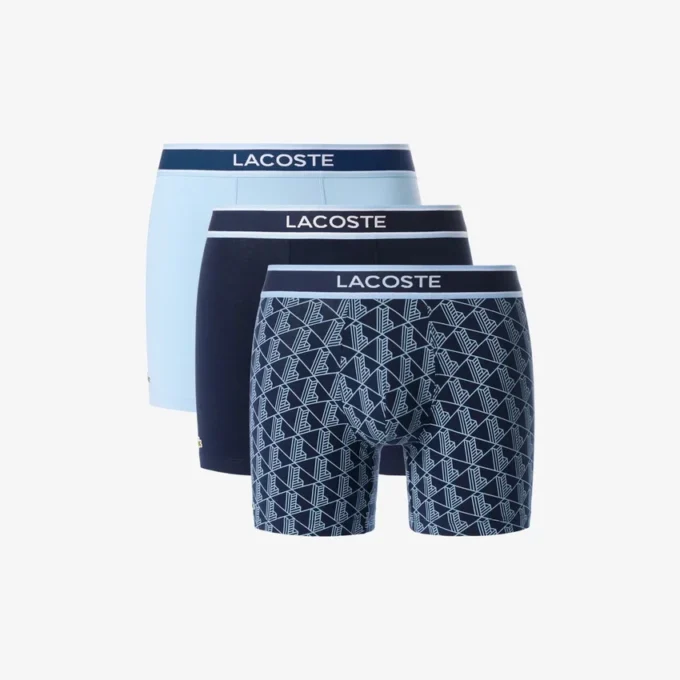 3er-Pack Boxershorts für Herren mit Monogramm-Print 3er-Pack Boxershorts für Herren mit Monogramm-Print