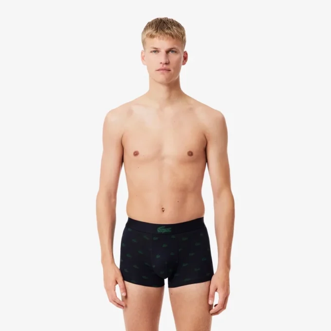 3er-Pack Herren-Retroshorts mit Krokodil-Print 3er-Pack Herren-Retroshorts mit Krokodil-Print