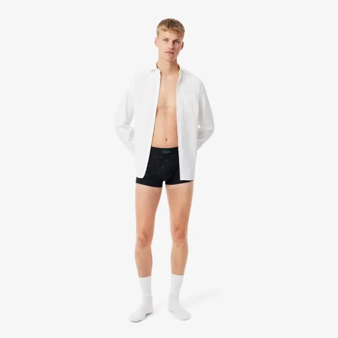 3er-Pack Herren-Retroshorts mit Krokodil-Print 3er-Pack Herren-Retroshorts mit Krokodil-Print