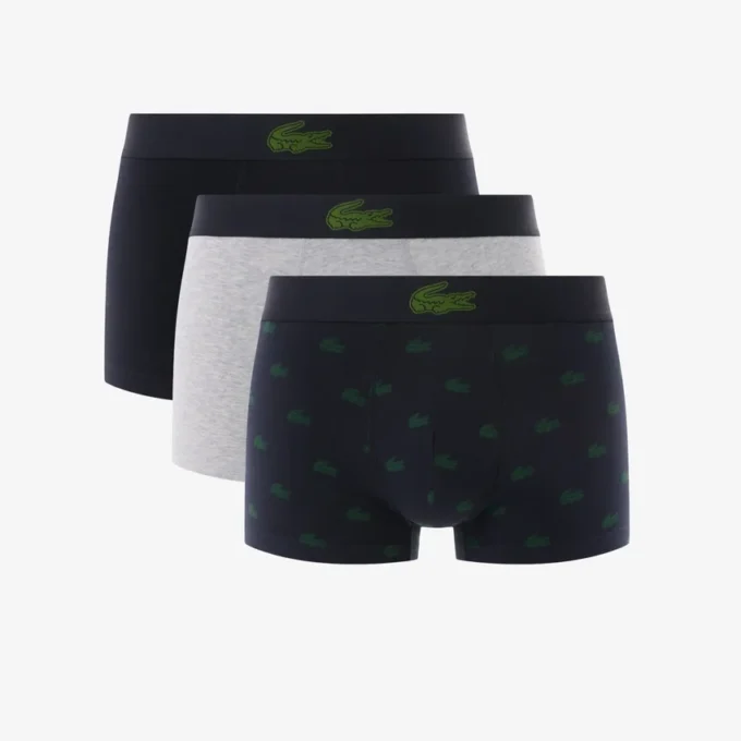 3er-Pack Herren-Retroshorts mit Krokodil-Print 3er-Pack Herren-Retroshorts mit Krokodil-Print
