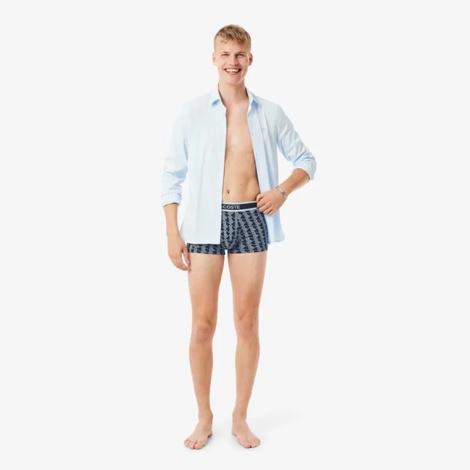 3er-Pack Monogram-Retroshorts für Herren 3er-Pack Monogram-Retroshorts für Herren
