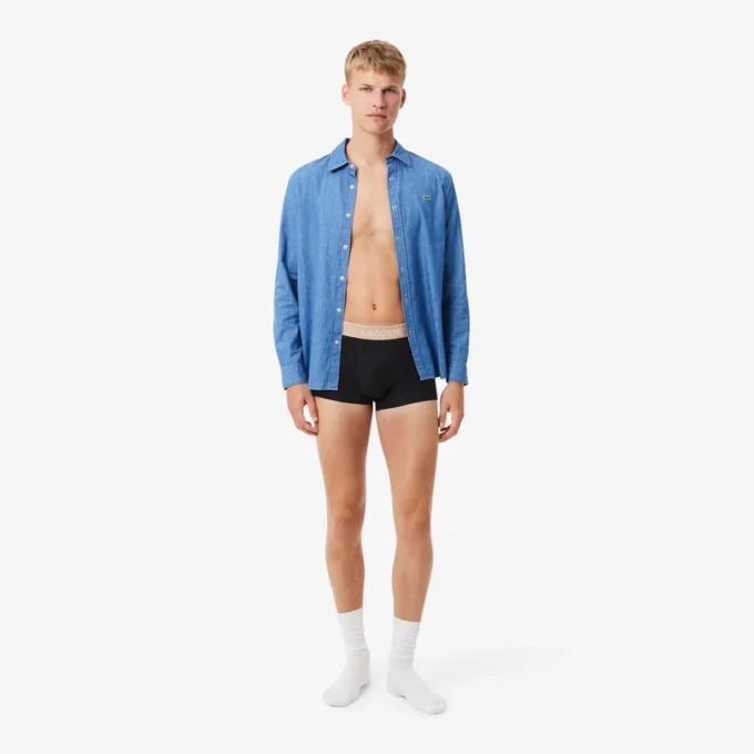 3er-Pack Stretch-Baumwoll-Retroshorts für Herren 3er-Pack Stretch-Baumwoll-Retroshorts für Herren