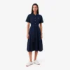 Ausgestelltes Mini-Poloshirt-Kleid für Damen Ausgestelltes Mini-Poloshirt-Kleid für Damen