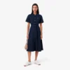 Ausgestelltes Mini-Poloshirt-Kleid für Damen Ausgestelltes Mini-Poloshirt-Kleid für Damen