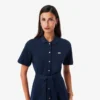 Ausgestelltes Mini-Poloshirt-Kleid für Damen Ausgestelltes Mini-Poloshirt-Kleid für Damen