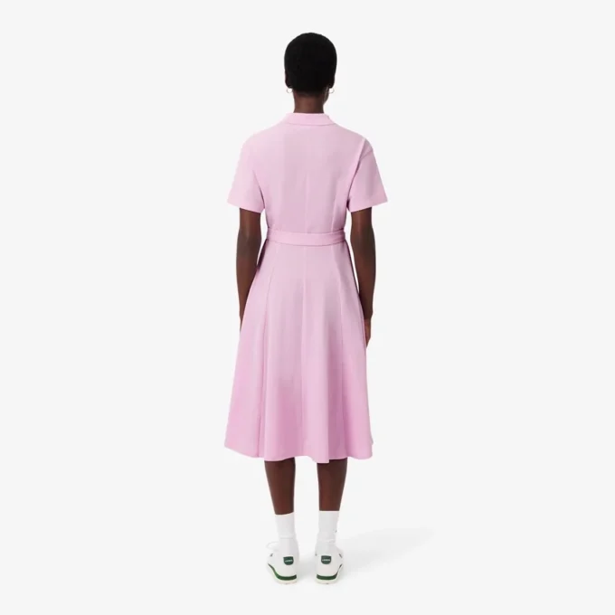 Ausgestelltes Mini-Poloshirt-Kleid für Damen Ausgestelltes Mini-Poloshirt-Kleid für Damen