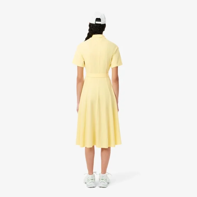 Ausgestelltes Mini-Poloshirt-Kleid für Damen Ausgestelltes Mini-Poloshirt-Kleid für Damen