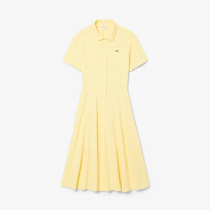 Ausgestelltes Mini-Poloshirt-Kleid für Damen Ausgestelltes Mini-Poloshirt-Kleid für Damen