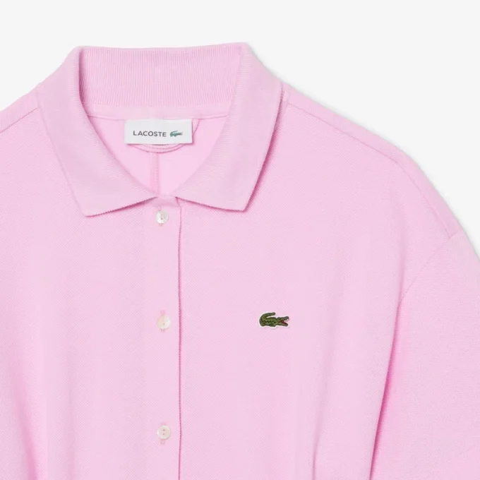 Ausgestelltes Mini-Poloshirt-Kleid für Damen Ausgestelltes Mini-Poloshirt-Kleid für Damen