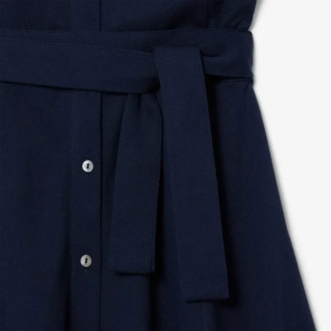 Ausgestelltes Mini-Poloshirt-Kleid für Damen Ausgestelltes Mini-Poloshirt-Kleid für Damen
