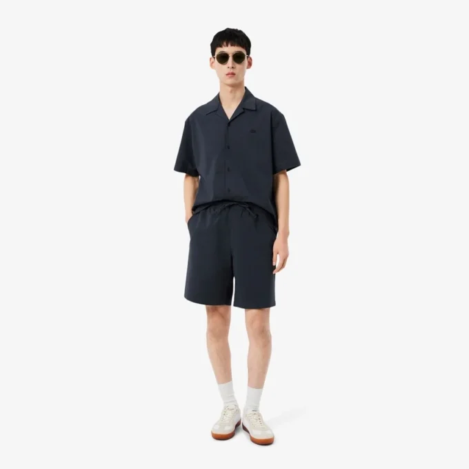 Baumwoll-Seersucker-Shorts Baumwoll-Seersucker-Shorts