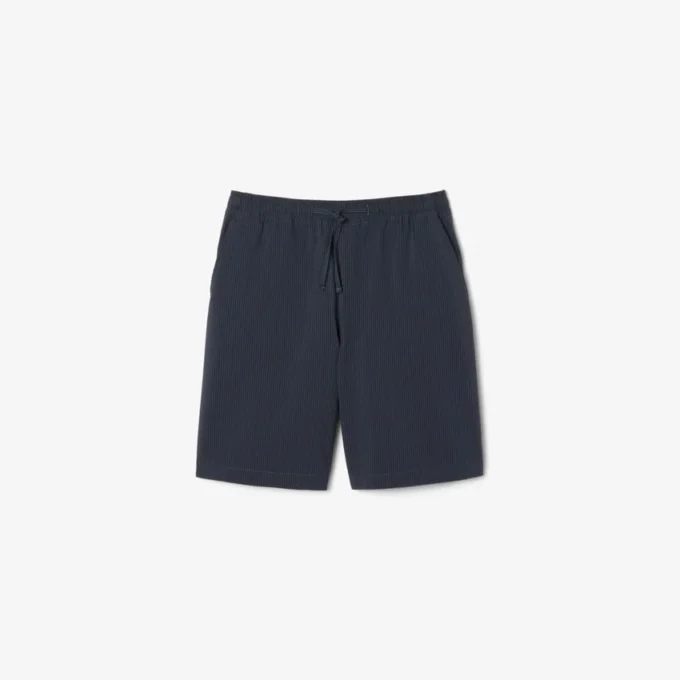 Baumwoll-Seersucker-Shorts Baumwoll-Seersucker-Shorts