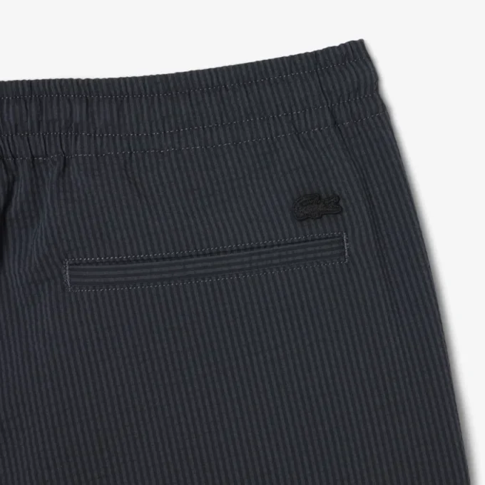 Baumwoll-Seersucker-Shorts Baumwoll-Seersucker-Shorts