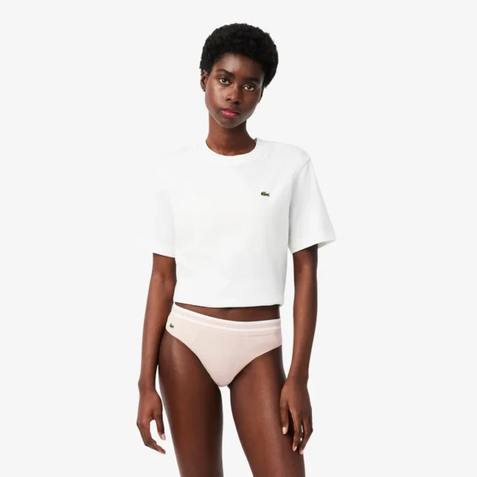Baumwoll-String-Slip mit Streifen Baumwoll-String-Slip mit Streifen