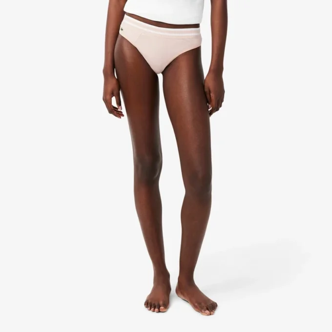 Baumwoll-String-Slip mit Streifen Baumwoll-String-Slip mit Streifen