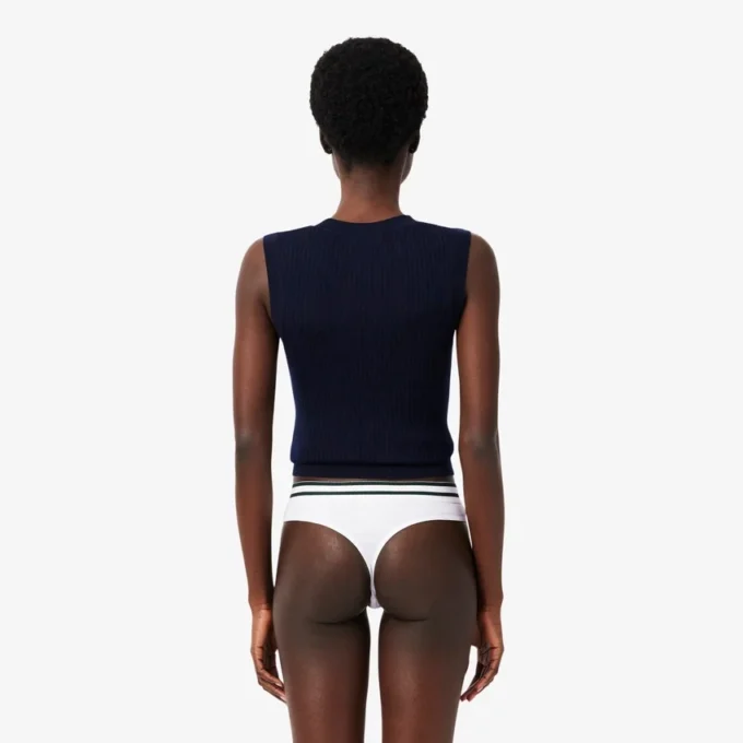 Baumwoll-String-Slip mit Streifen Baumwoll-String-Slip mit Streifen