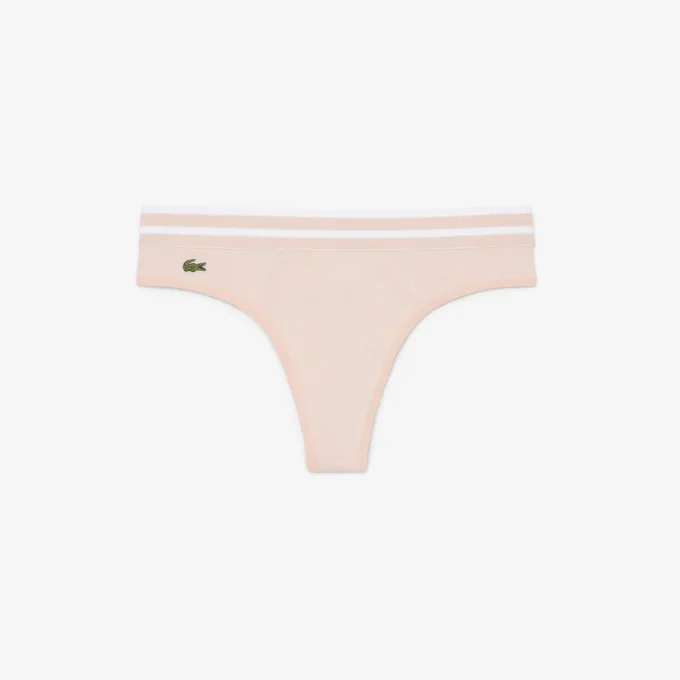Baumwoll-String-Slip mit Streifen Baumwoll-String-Slip mit Streifen