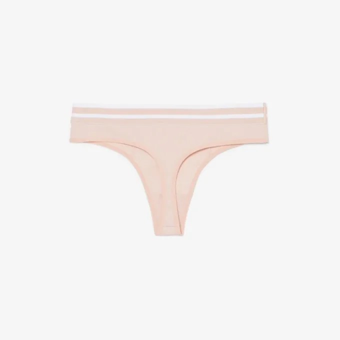 Baumwoll-String-Slip mit Streifen Baumwoll-String-Slip mit Streifen