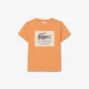 Baumwoll-T-Shirt mit Emblem Baumwoll-T-Shirt mit Emblem