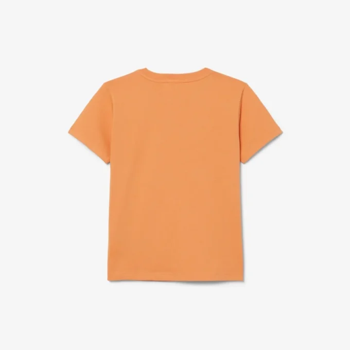 Baumwoll-T-Shirt mit Emblem Baumwoll-T-Shirt mit Emblem