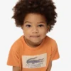 Baumwoll-T-Shirt mit Emblem Baumwoll-T-Shirt mit Emblem