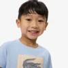 Baumwoll-T-Shirt mit Emblem Baumwoll-T-Shirt mit Emblem