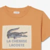 Baumwoll-T-Shirt mit Emblem Baumwoll-T-Shirt mit Emblem