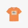 Baumwoll-T-Shirt mit Emblem Baumwoll-T-Shirt mit Emblem