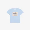 Baumwoll-T-Shirt mit Emblem Baumwoll-T-Shirt mit Emblem