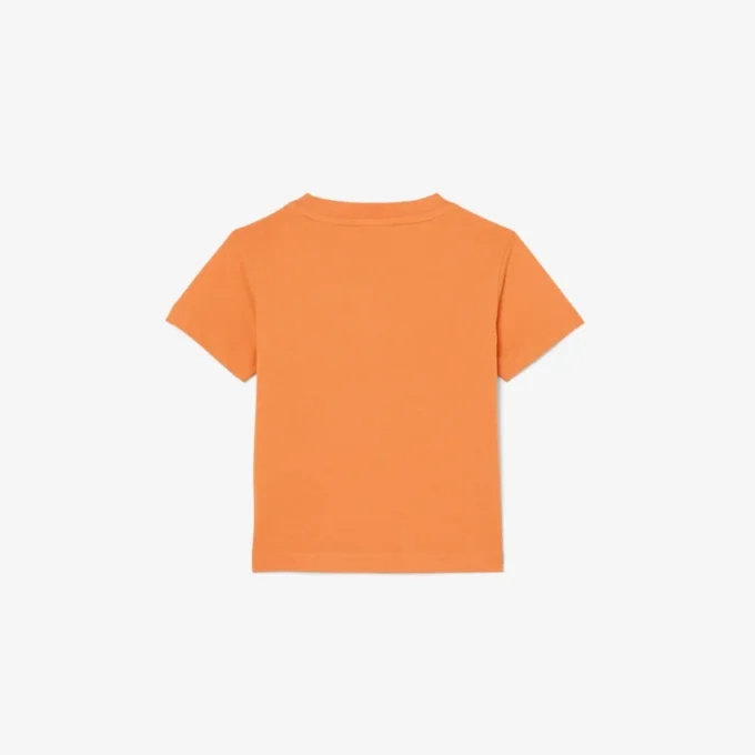 Baumwoll-T-Shirt mit Emblem Baumwoll-T-Shirt mit Emblem