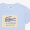 Baumwoll-T-Shirt mit Emblem Baumwoll-T-Shirt mit Emblem