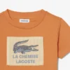 Baumwoll-T-Shirt mit Emblem Baumwoll-T-Shirt mit Emblem