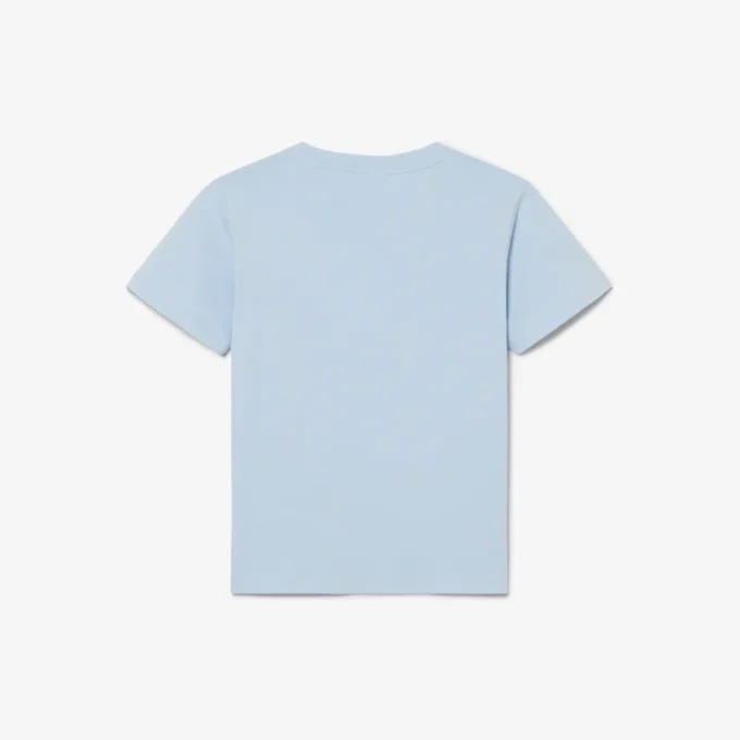 Baumwoll-T-Shirt mit Emblem Baumwoll-T-Shirt mit Emblem