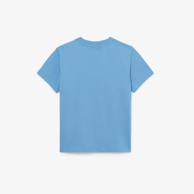 Baumwoll-T-Shirt mit Farbblock Baumwoll-T-Shirt mit Farbblock