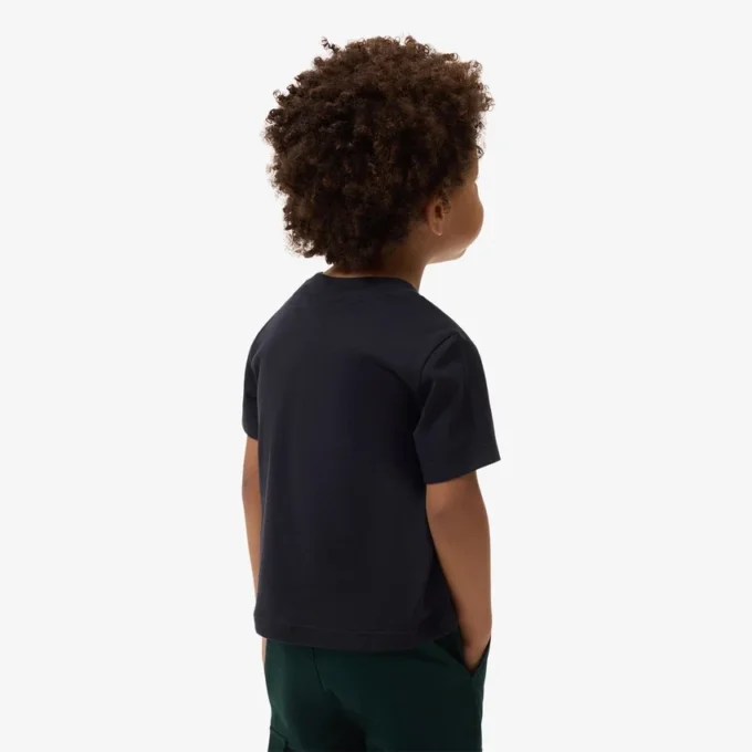 Baumwoll-T-Shirt mit Farbblock Baumwoll-T-Shirt mit Farbblock
