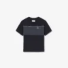 Baumwoll-T-Shirt mit Farbblock Baumwoll-T-Shirt mit Farbblock