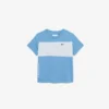 Baumwoll-T-Shirt mit Farbblock Baumwoll-T-Shirt mit Farbblock