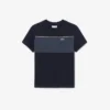 Baumwoll-T-Shirt mit Farbblock Baumwoll-T-Shirt mit Farbblock