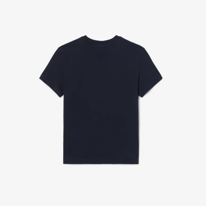 Baumwoll-T-Shirt mit Farbblock Baumwoll-T-Shirt mit Farbblock