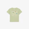 Baumwoll-T-Shirt mit Krokodil-Print