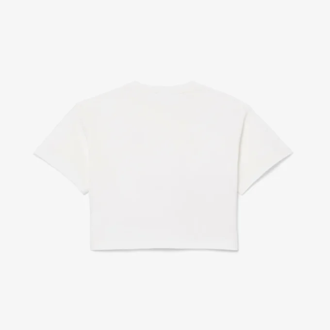 Baumwoll-T-Shirt mit Krokodil-Print